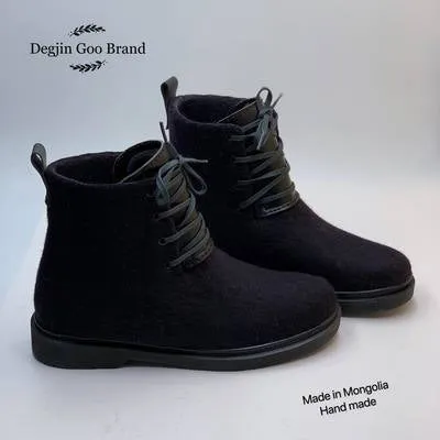 Wool Felt Men's Boots