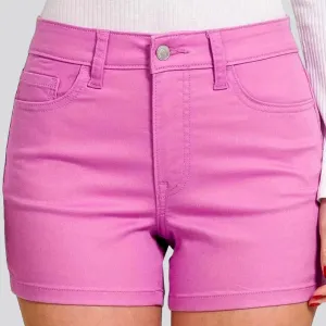 Y2k violet women's denim shorts