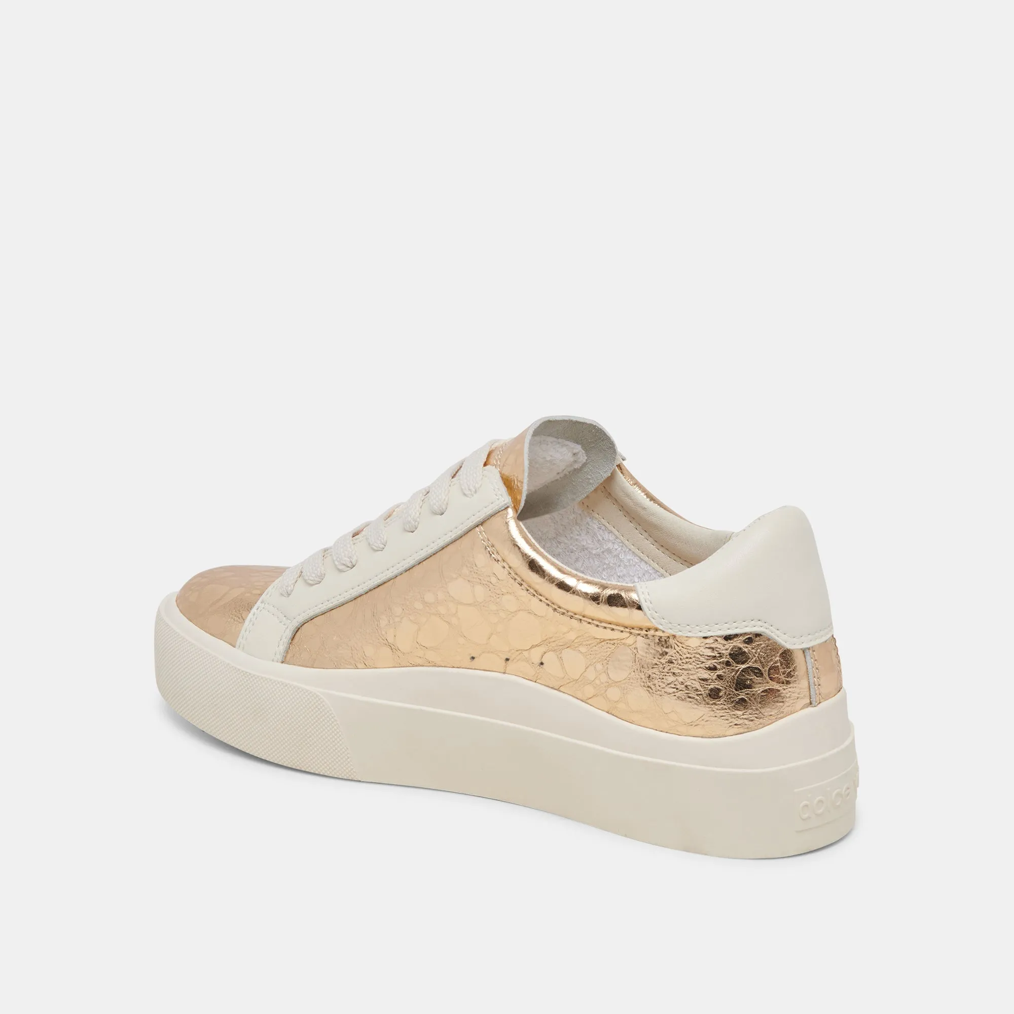 ZAYN 360 SNEAKERS GOLD DISTRESSED LEATHER