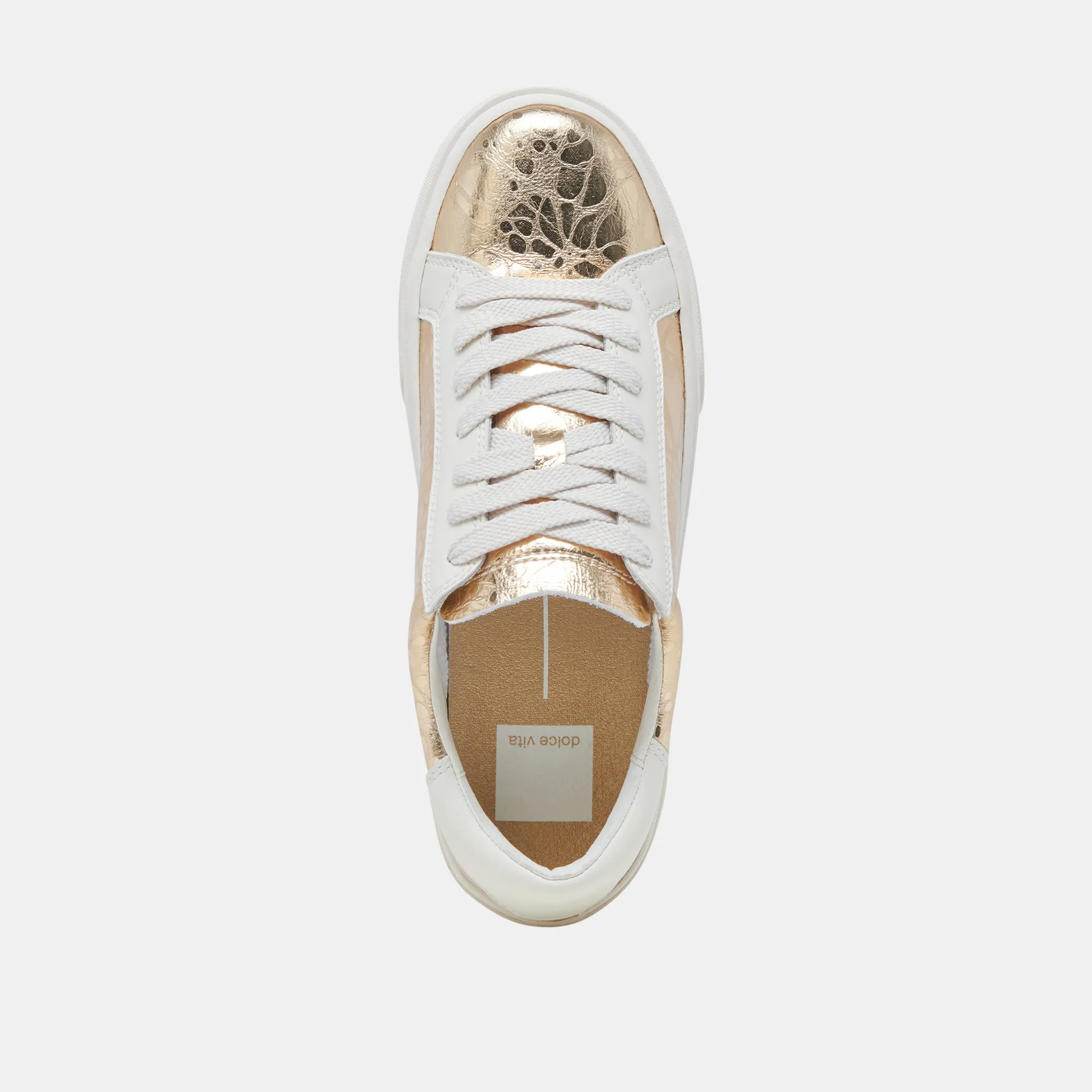 ZAYN 360 SNEAKERS GOLD DISTRESSED LEATHER