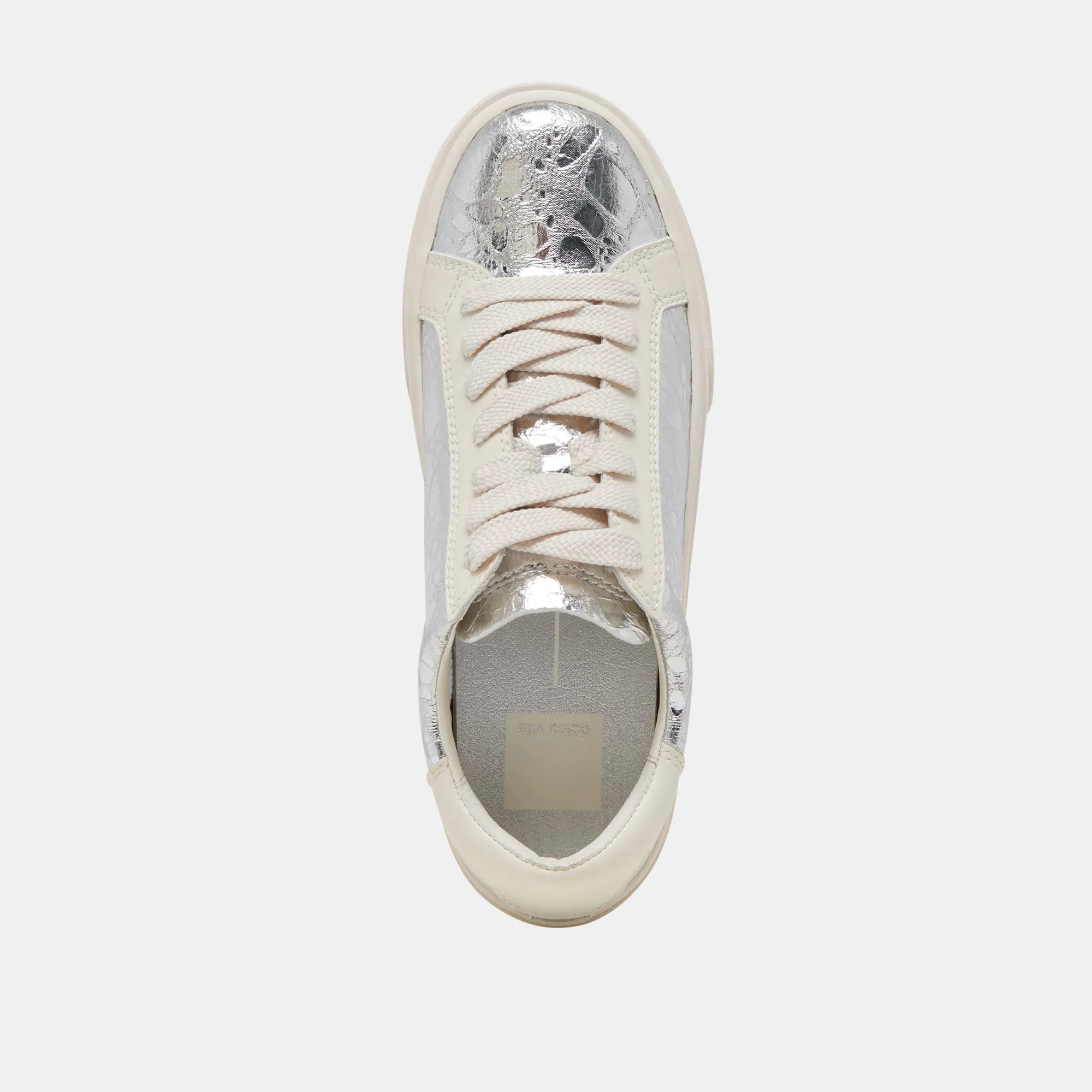 ZAYN 360 SNEAKERS SILVER DISTRESSED LEATHER